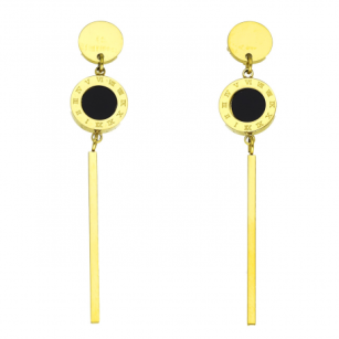 Xuping Earrings Gold Plated Calendar Surgical Steel 55/10MM