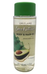 Oriflame Love Nature Body and Hair Oil with Avocado Oil 100ml