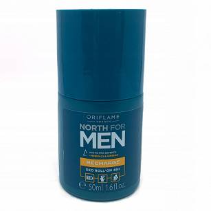 Oriflame North for Men Recharge Roll-on Deodorant 50ml