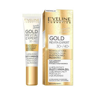 Eveline Gold Revita Expert 30+/40+ Luxurious Gold Cream-gel Firming Under Eyes and Eyelids 15ml
