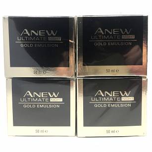 4 x Avon Anew Emulsion with bioactive gold 50ml