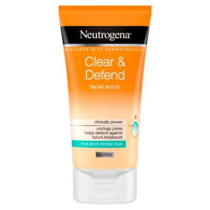 Neutrogena Clear&Defend Facial Scrub 150ml