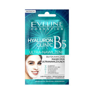 Eveline Hyaluron Clinic Ultra Moisturizing Instant Smoothing Mask 7ml