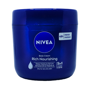 Nivea Body Cream Rich Nourishing Deep Moisture Serum with Almond Oil & Vitamin E 400ml