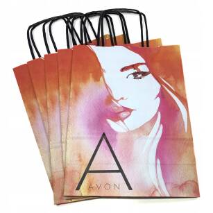 5 x Avon Gift Bag with a Face